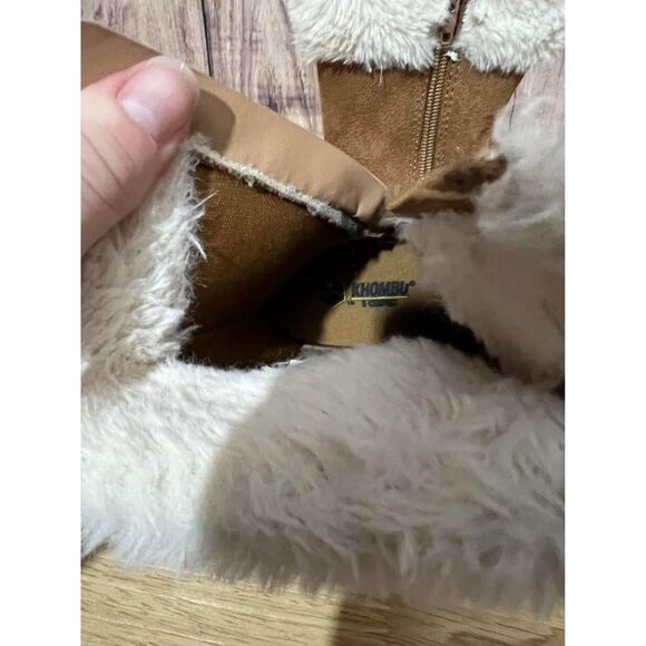 Khombu Kids Boots Size 7M Beige - Picture 6 of 8